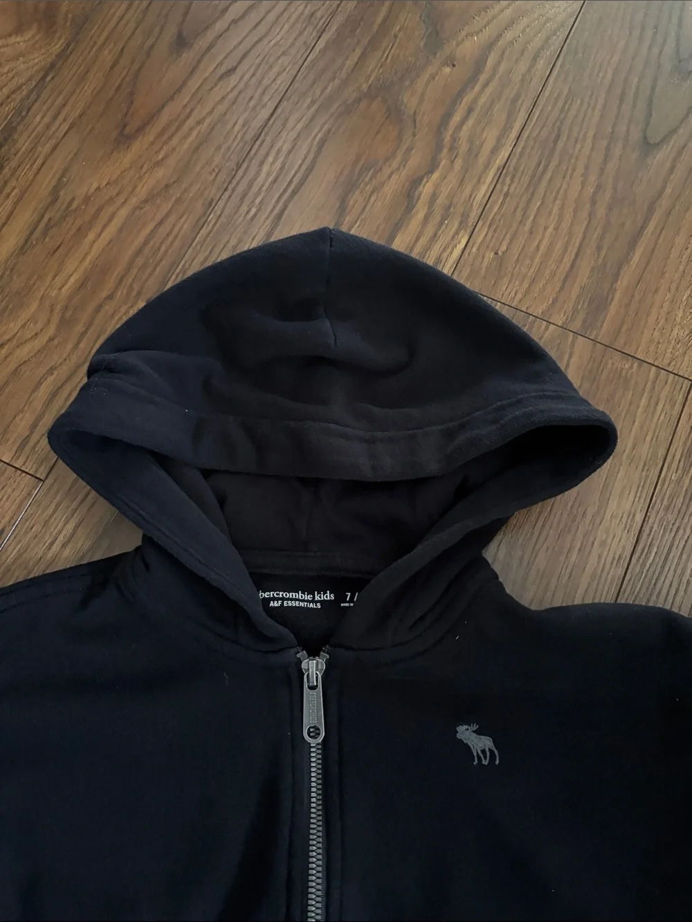 abercrombie kids Black Hooded Zip Sweatshirt